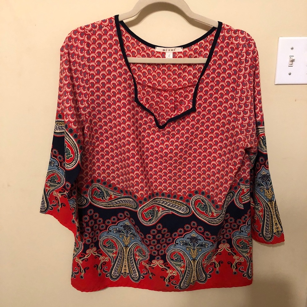 Patterned blouse